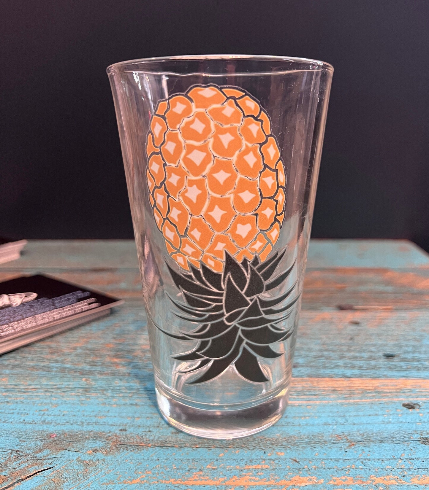 Original Pineapple | mature pint glass | Swinger lifestyle | Upside down pineapple | fun swinger gift | Hotwife gift | swingers lifestyle