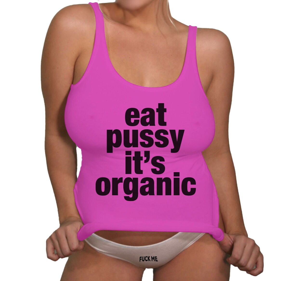 Eat Organic women's racerback swinger Tank