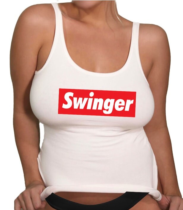 Women's Sexy Upside Down Pineapple Tank Top Swingers Shirt